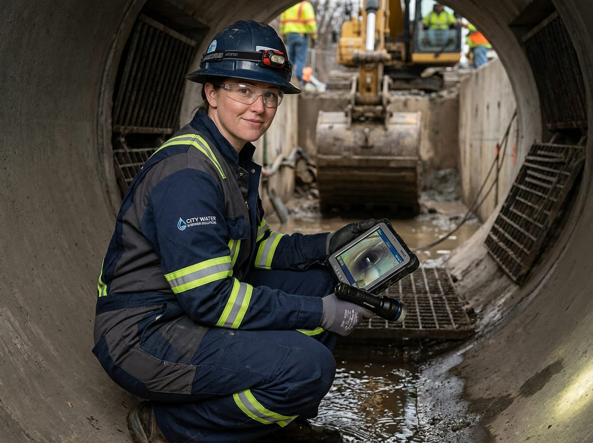 Sewer Line Inspection & Replacement in Weimar